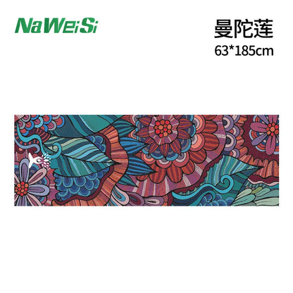 Portable anti-slip Printing Yoga Mat Spread Towels Absorb Sweat Fitness Yoga Towel Yoga Mat Yoga Towel Cooling Towel Ice Towel