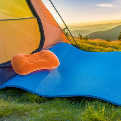 Camping Pillow Inflatable Travel Pillow 1pc Portable Neck Rest Press to Inflate Compact Air Pillow for Beach Office Home Travel