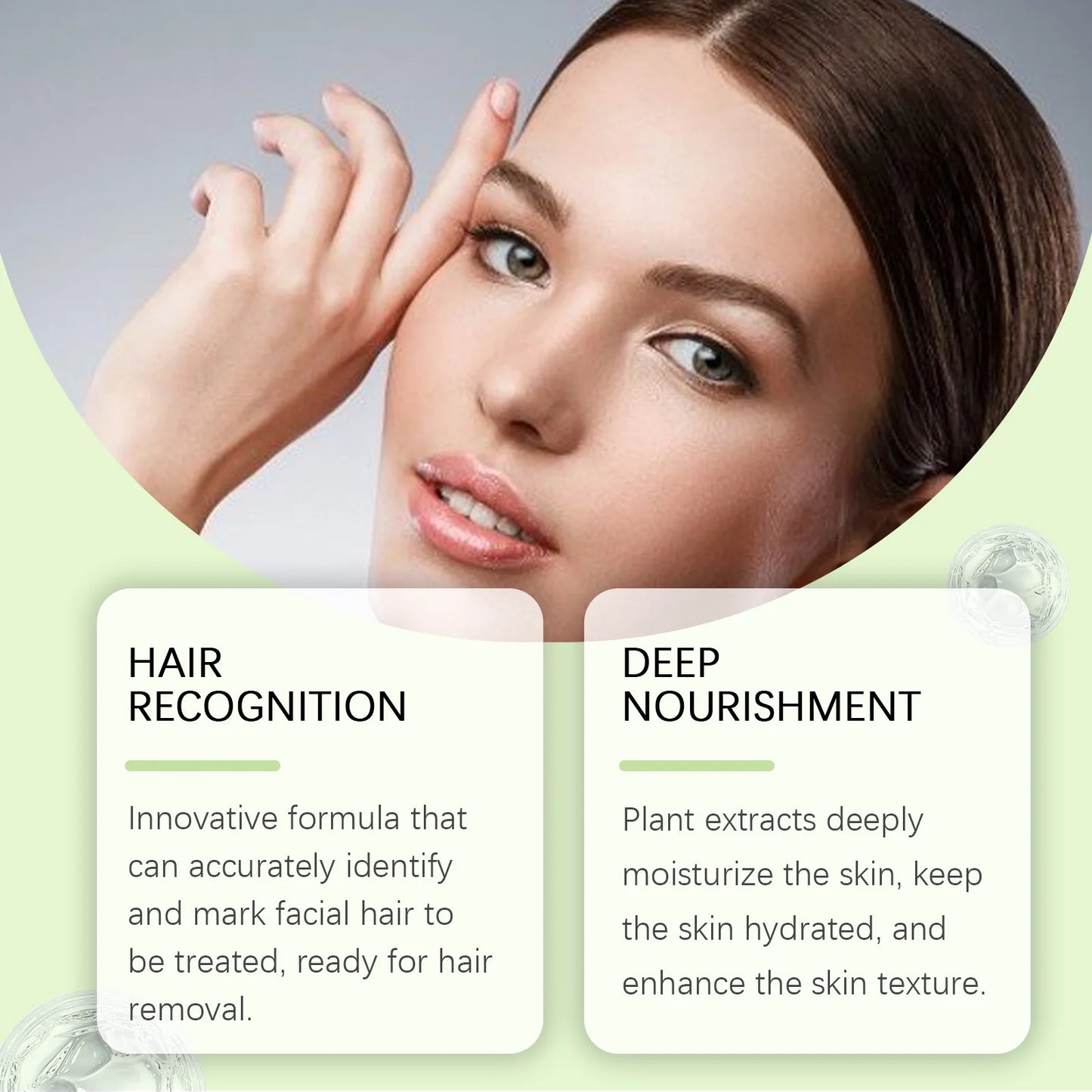 Hair Growth Inhibitor Face Hair Identifier Spray Shaving Dermaplaning Non-irritating Slow Regrowth Permanent Hair Removal Spray