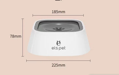 Pet Dog Bowls Floating Not Wetting Mouth Cat Bowl No Spill Drinking Water Feeder Plastic Portable Dog Bowl Support Accessories