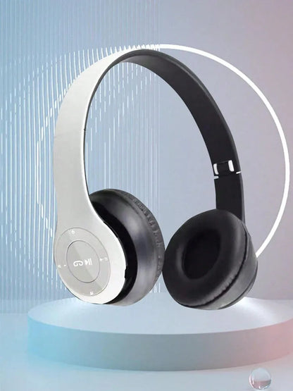 Headset Stereo Wireless Headset, Foldable Gaming Headset, Bass-heavy Wireless Sports Headset