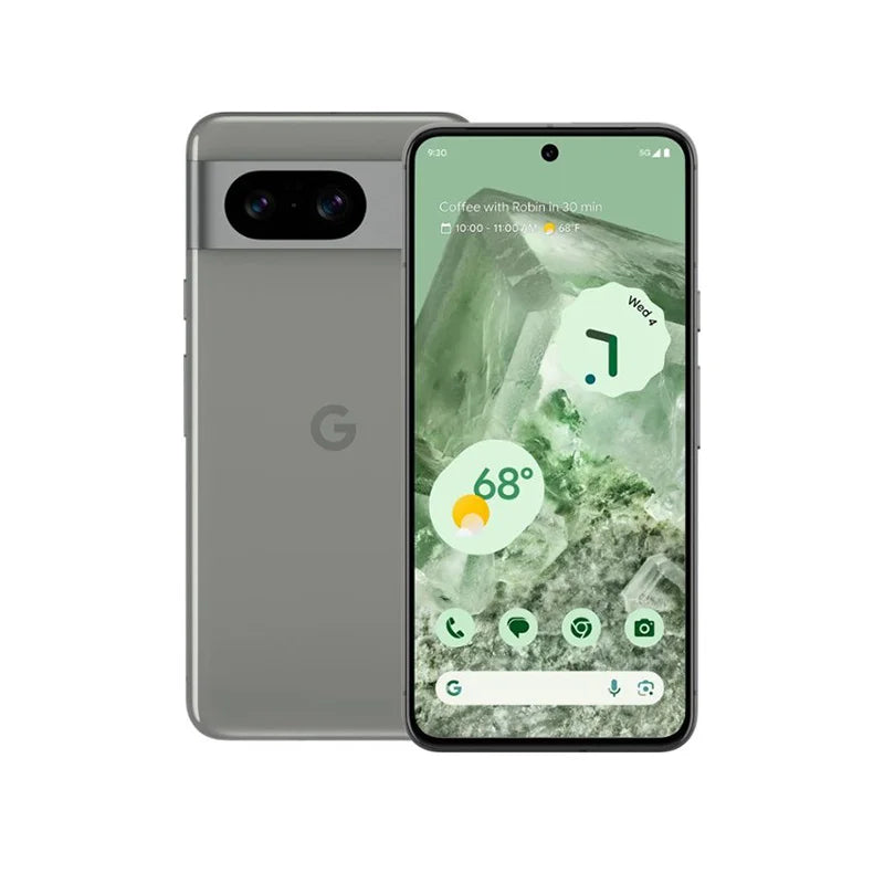 2023 Original Google Pixel 8 8GB RAM 128GB ROM 5G Google Tensor G3 IP68 water resistant 4575mAh Battery NFC Support Google Play
