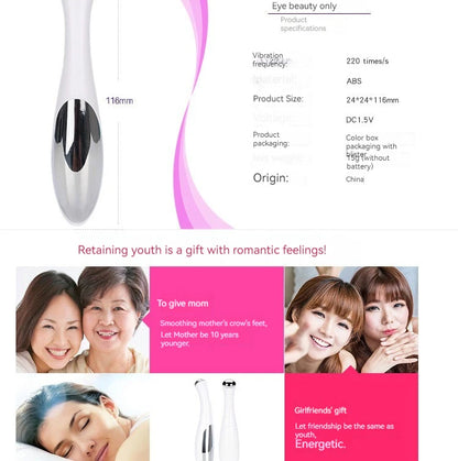 Home Electric Eye Massage Beauty Instrument Exquisite Eye Skin De-Bagging De-Watering Reduce Fine Lines Care Instrument