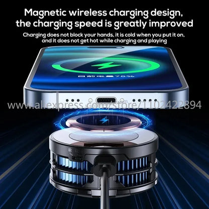 MEMO CX08, 2 in 1 Thermoelectric Phone Cooler and Wireless Charger, Semiconductor-Based, for iPhone & Android Phones