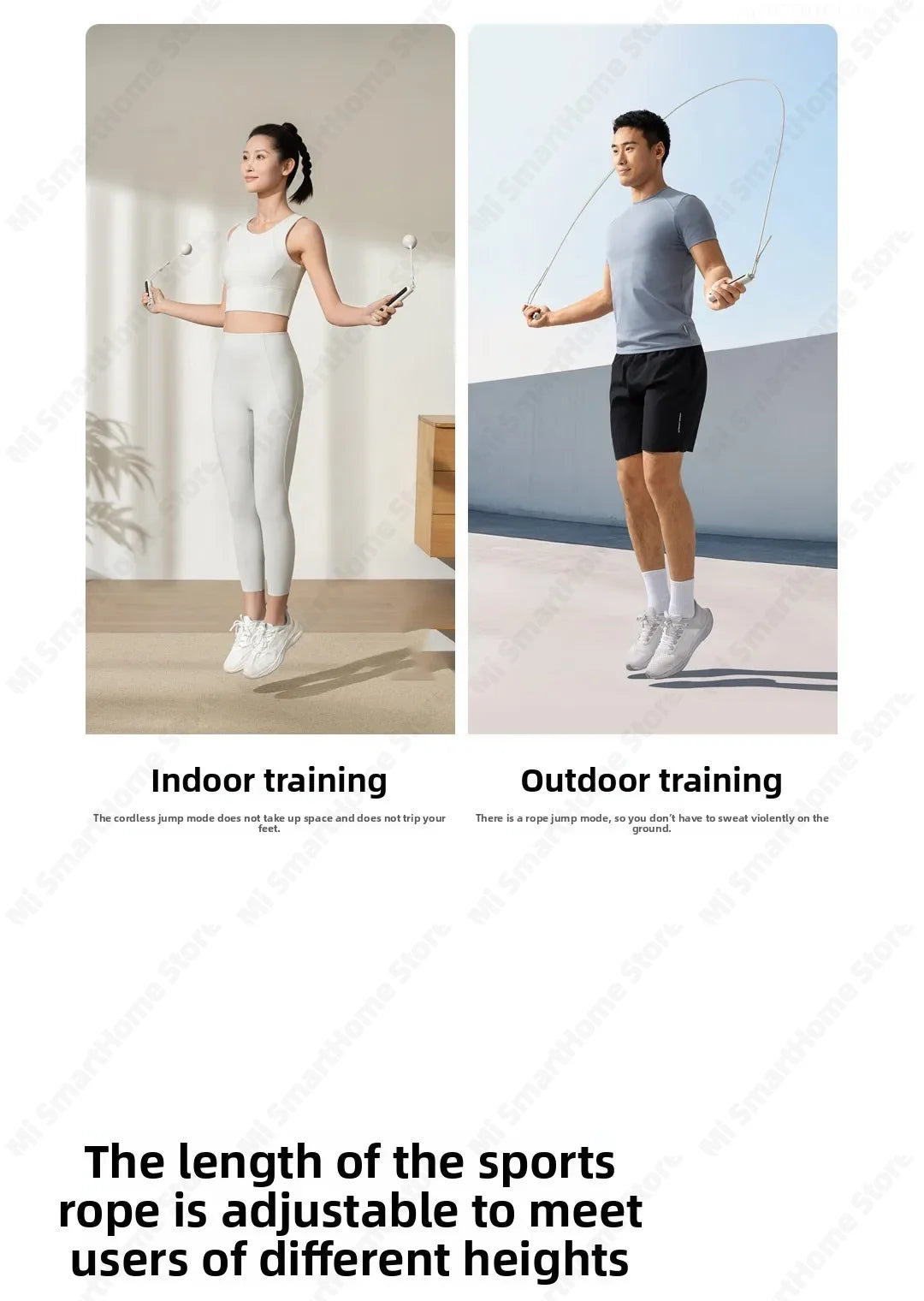 Xiaomi Mijia Smart Skipping Jump Rope 2 Digital Counter Adjustable Calorie Calculation Sport Fitness Exercise Lose Weight