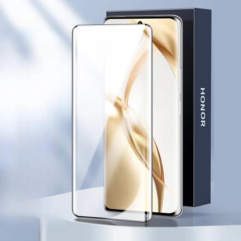 9H Tempered Glass For Huawei Honor 200 Pro 3D Curved Screen Protector On Honor200 200Pro Clear Anti Blue Light Glass