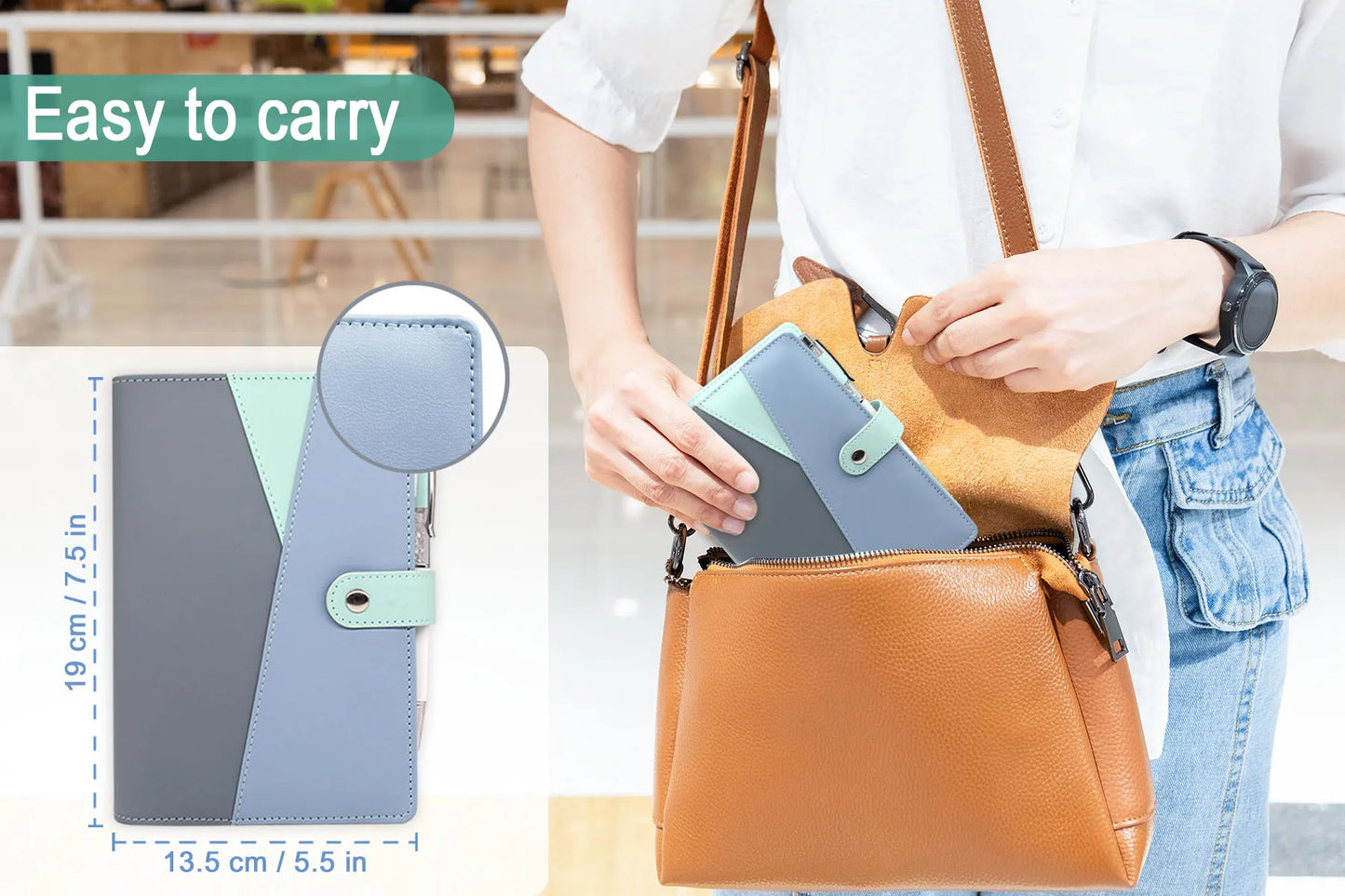 Budget Binder with Zipper Envelopes, Cash Envelopes with Budget Sheets, PVC Pockets, Cash Envelopes, Stickers & Pen