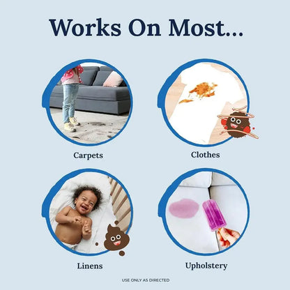 Stain Remover Spray Portable Stain Treater for Laundry Fabric Oil Remover Effective Laundry Spray for Food Pet Candle Stains