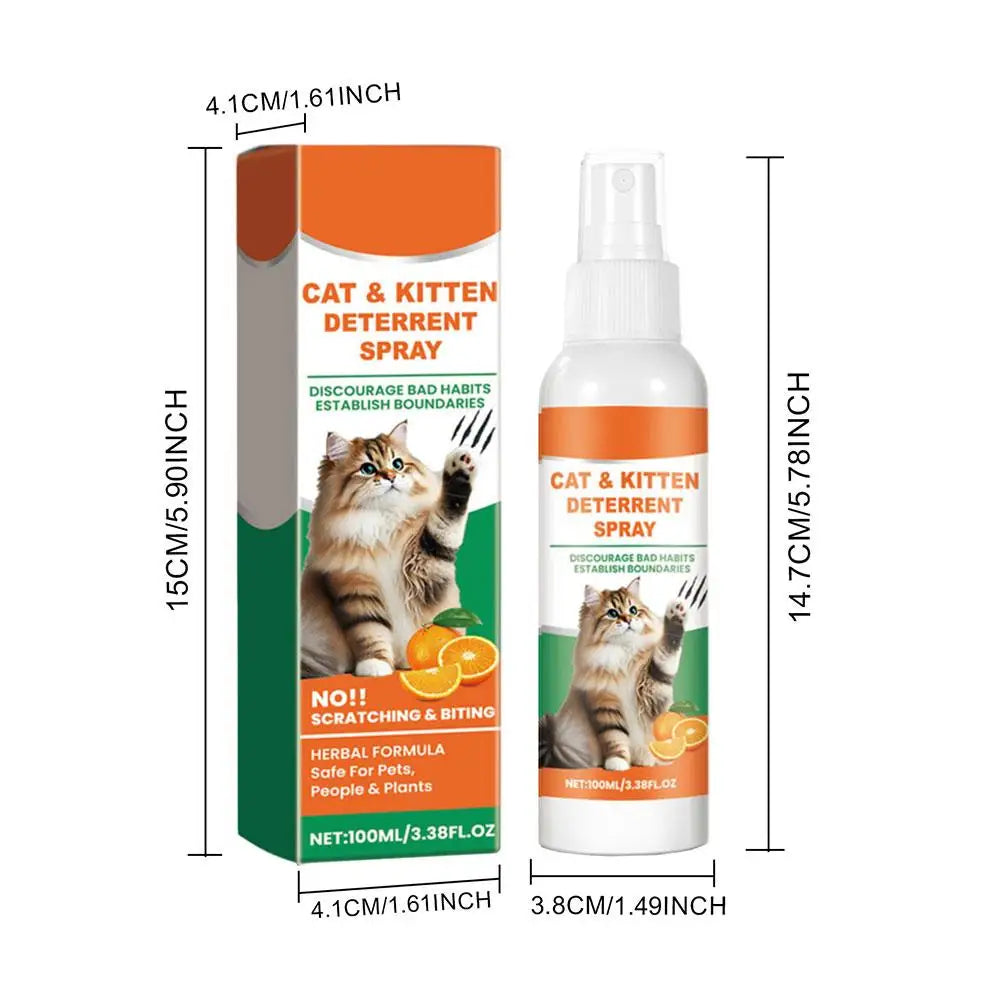 2PCS Cat Repellent Spray Keep Pets Away From Anti-scratching And Anti-chewing Household Spray Pet Accessories 100ML