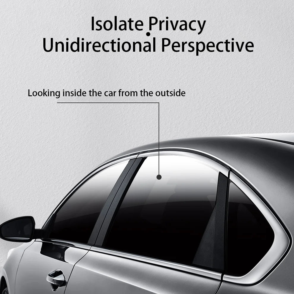 50/75x3/6m Car Anti Look Window Privacy Tint Film Auto Vinyl Anti Look Dark Glass Sticker Foil Ceramic UV Protector Mirror Films