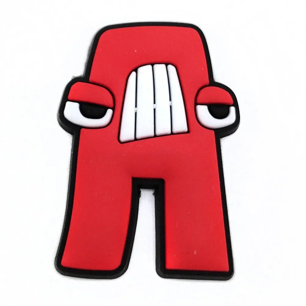 New 26Pcs Legend of Letters Series Shoe Charms for Crocs DIY Shoe Accessories Decorations Sandals Decorate for Crocs Kids Gifts