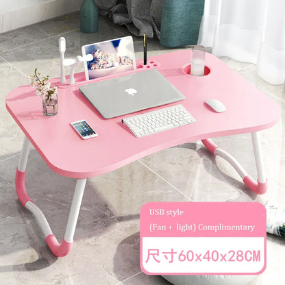 Laptop Desk Laptop Bed Stand Foldable Laptop Table Folding Breakfast Tray Portable Lap Standing Desk Reading and Writing Holder