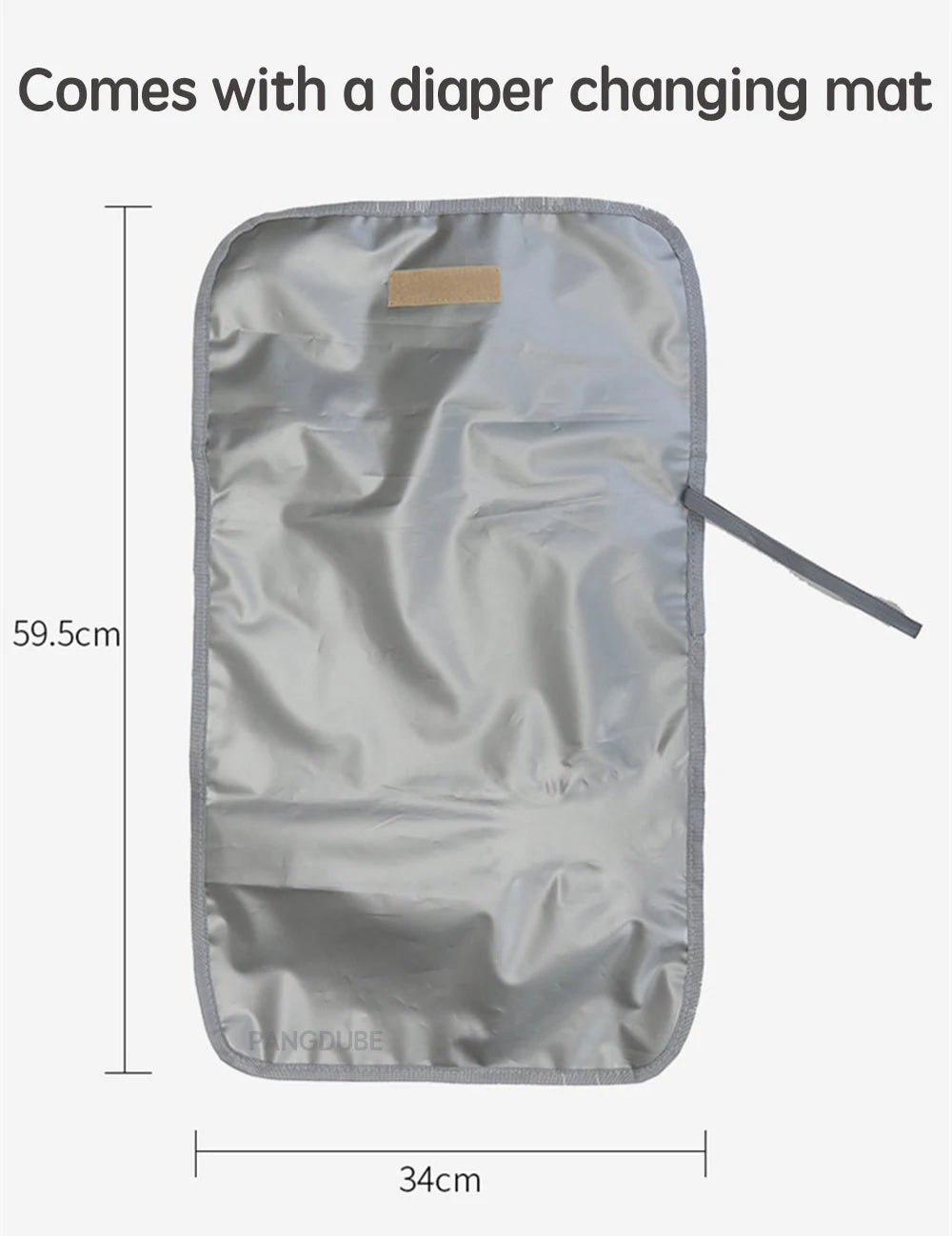 Mom Dad Backpack with Changing Pads Pacifier Bag Hooks for Stroller Maternity Mom Bag for Baby Accessories Diaper Bag