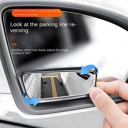 Rearview mirror small round mirror Car reversing artifact Parking reflex assist blind area 360 degrees wide Angle ultra clear ca