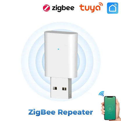 Tuya ZigBee USB Signal Repeater Signal Amplifier Extender for Smart Life ZigBee Gateway Smart Home Devices Assistant Automation