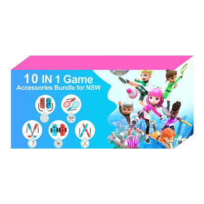 Switch sports motion sensing game accessory, suitable for Switch game sports series kit 10 in 1 sports game set/game gift