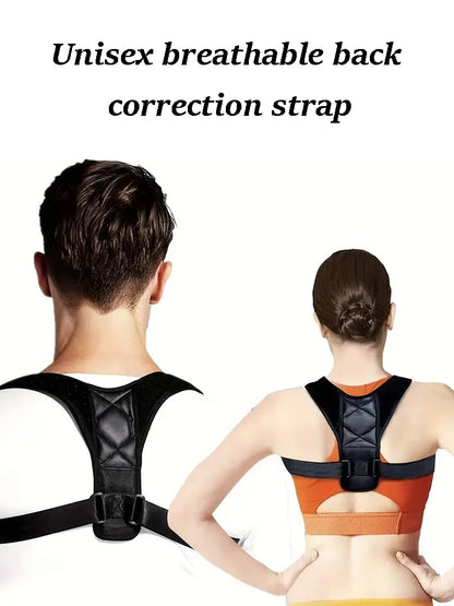 Invisible Posture Corrector for Back - Breathable Anti Hunchback Brace Adjustable Clavicle Support, Comfort for Office