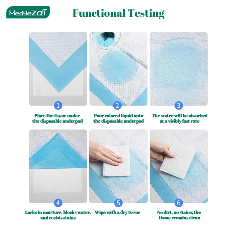 Disposable Under-pad older adult diapers for elderly Adult Diaper pad Large Size Incontinence care Elderly and patient nursing