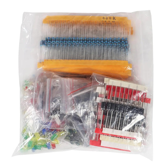 1200PCS Basic Electronics Component Assortment Kit Basic Electronics Component Kit,Ceramic Capacitor,Aluminum Electrolytic