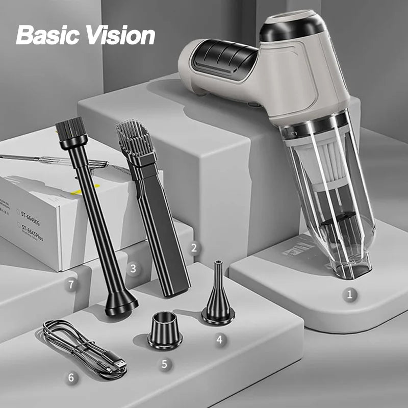 Car Vacuum Cleaner Auto Robot Wireless Cleaning Machine Automotive Car Accessories Home Appliance Tools  Strong Suction Cleaners