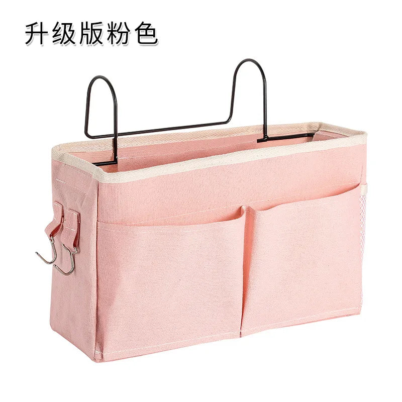 Bedside Caddying Bed Organizer Storage Bag Pocket for Dorm Rooms Rails Bedroom Dorm Kitchen Organization Storage Bag