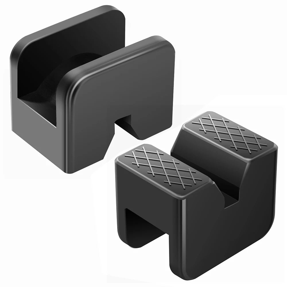 Car Lift Jack Stand Rubber Pads Frame Protector Adapter Floor Slotted Lexus Subaru Fiat Universal Automotive Repair Tool Parts