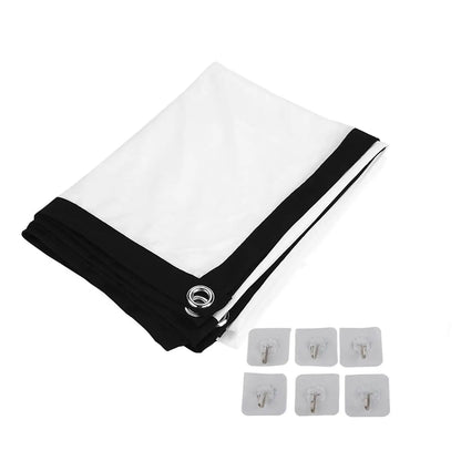 100'' Projector Screen 84-100inch 16:9 HD Projector Screen 3D Film Portable Screen Curtains HD Projector Screen Projector Screen