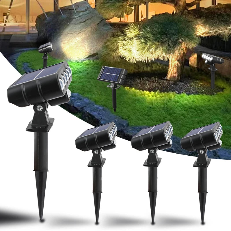 Solar Outdoor Lighting  Landscape Light Dual Use Lawn Lamps Street Lights LED Lawn Lamp for Yard Garden Lawn Festival Decoration