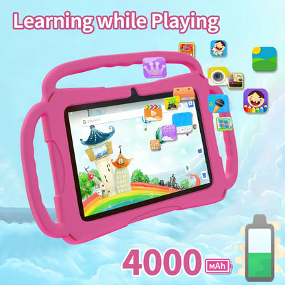 Sauenaneo New 7-inch Tablet Android 13 4000mAh 4GB RAM 64GB ROM Children's Learning Children's Tablet Mini Tablet