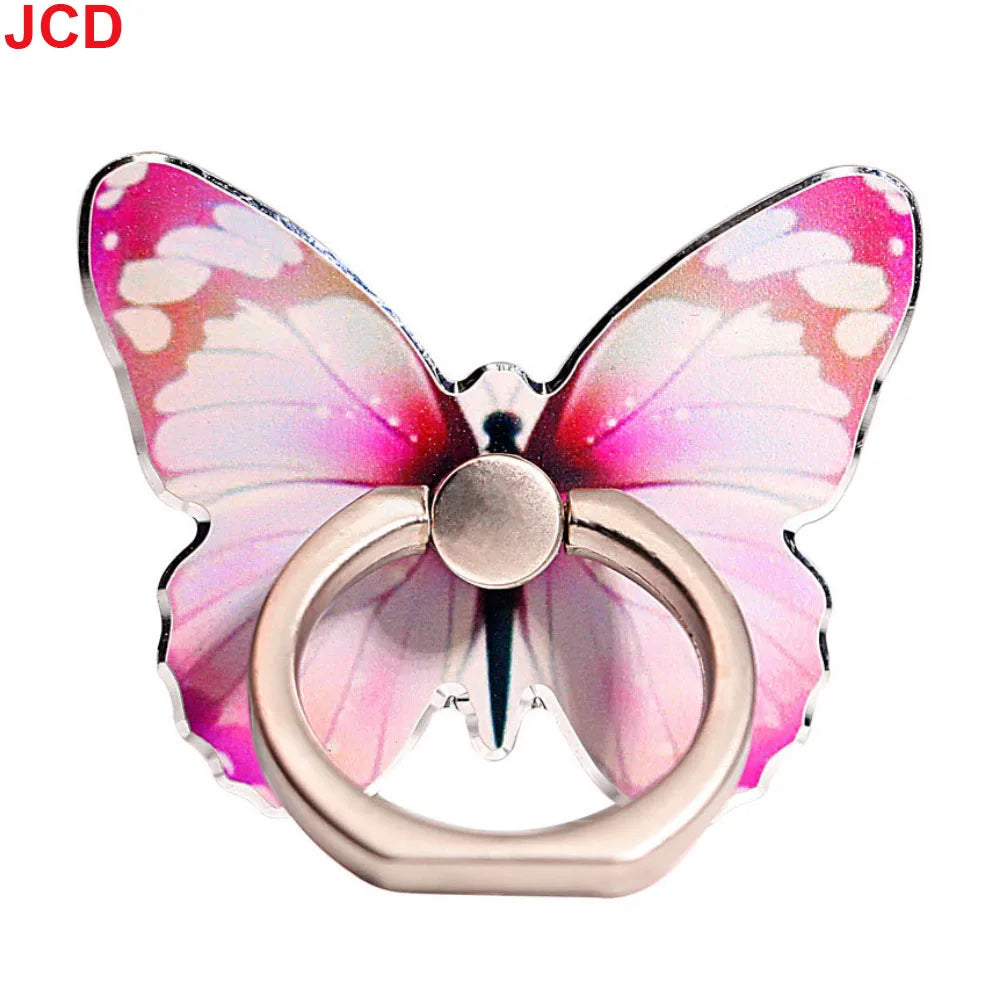JCD 1pc Luxury Universal Beautiful Butterfly Mobile Phone Handle Holder Suitable Mobile Phone Ring Holder Mobile Phone Holder