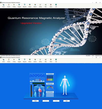 Professional Sub-Health Detector Microelement Body Scanner Analyzer Health Care Instrument Strict Health Statistics Processing