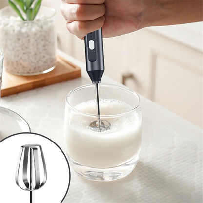 Electric Hand Mixer,Stainless Steel Stirring Whisk,Immersion Blender Cordless Hand Mixer Whisk,3Speed Adjustable Frother