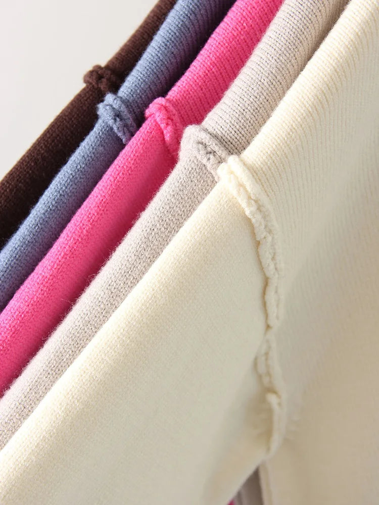 Blue Oversize Sweaters For Women Winter Thick Beige Pullover Woman Autumn Fashion Loose O Neck Ladies Sweaters Jumpers Women