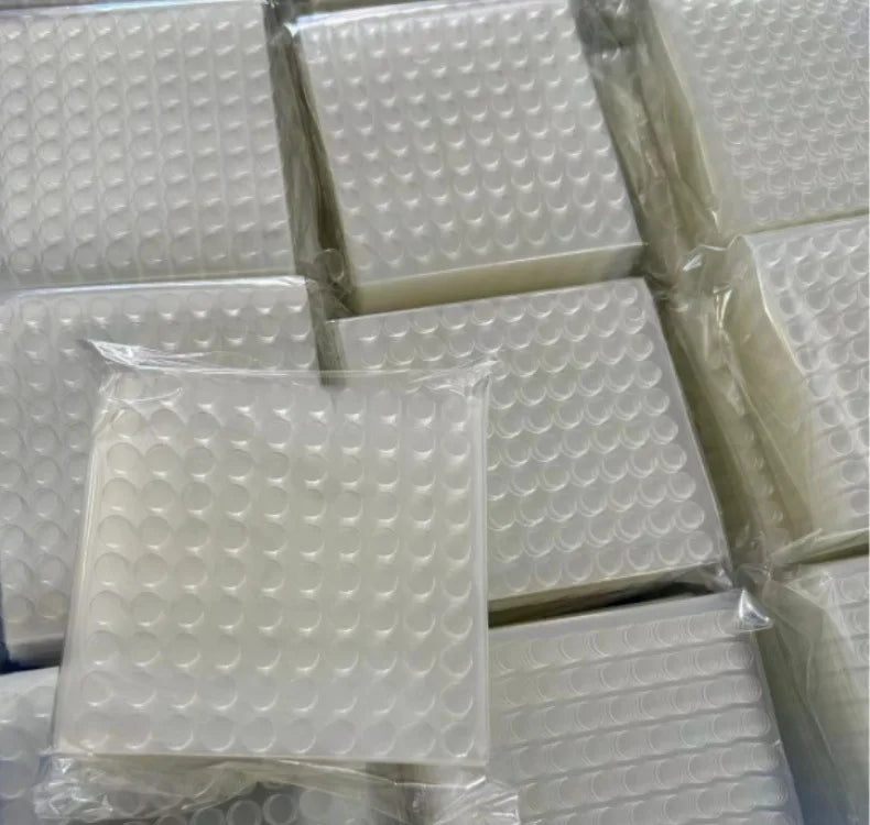 1000pcs Double Sided Gel Glue Pads DIY Removable Sticky Patch No Trace Wall Hanging Crafts Clear Round Square Self Adhesive Dots