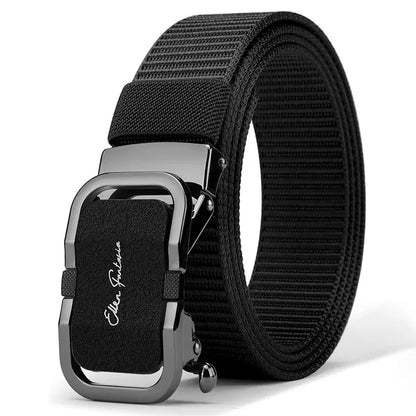 Men's Belt Jeans Belt for Men Tactical Belt Nylon Belt Metal Buckle Automatic Belt Casual Style