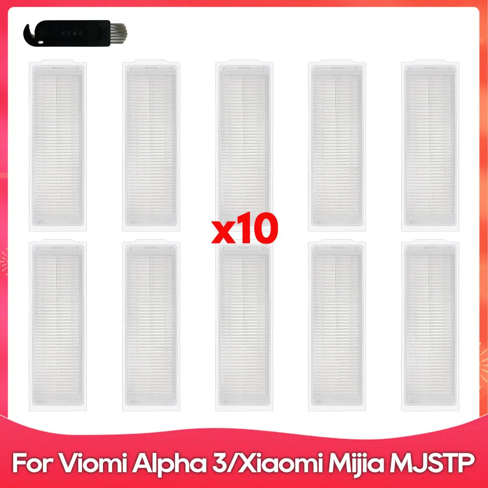 Compatible For ( Redroad G10 / Viomi Alpha 3 VXVC25 / MJSTP ) Roller Side Brush Filter Mop Robot Vacuums Accessory Part Spare