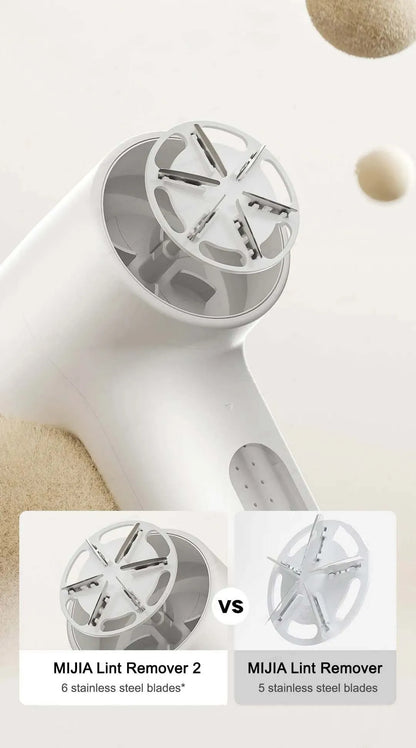 Original 2025 New XIAOMI MIJIA Lint Remover 2 Rechargable Cloth Fabric Shaver Fluff Pellet Remove Machine for Clothes Sweater