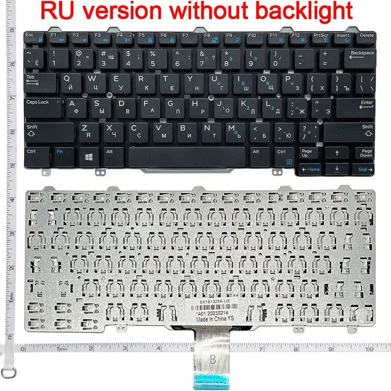 US/LA/BR/RU laptop keyboard For DELL Latitude E5270 E7250 3150 3160 3165 12-5000 5280 7350 5290 5250 7280 7380 E5250 E7270