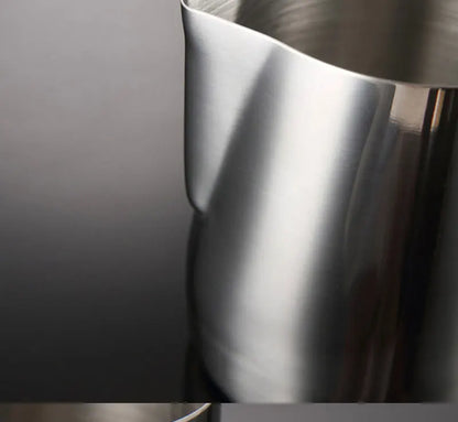 Stainless Steel Milk Frother Jug Coffee Milk Frothing Jug Latte Pitcher Measurement Jug Espresso Barista Tool Coffee Accessories