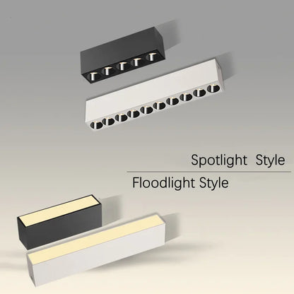 LED Spot Light 10W 20W 30W 40W line light bar creative linear long strip living room corridor light Surface Mount