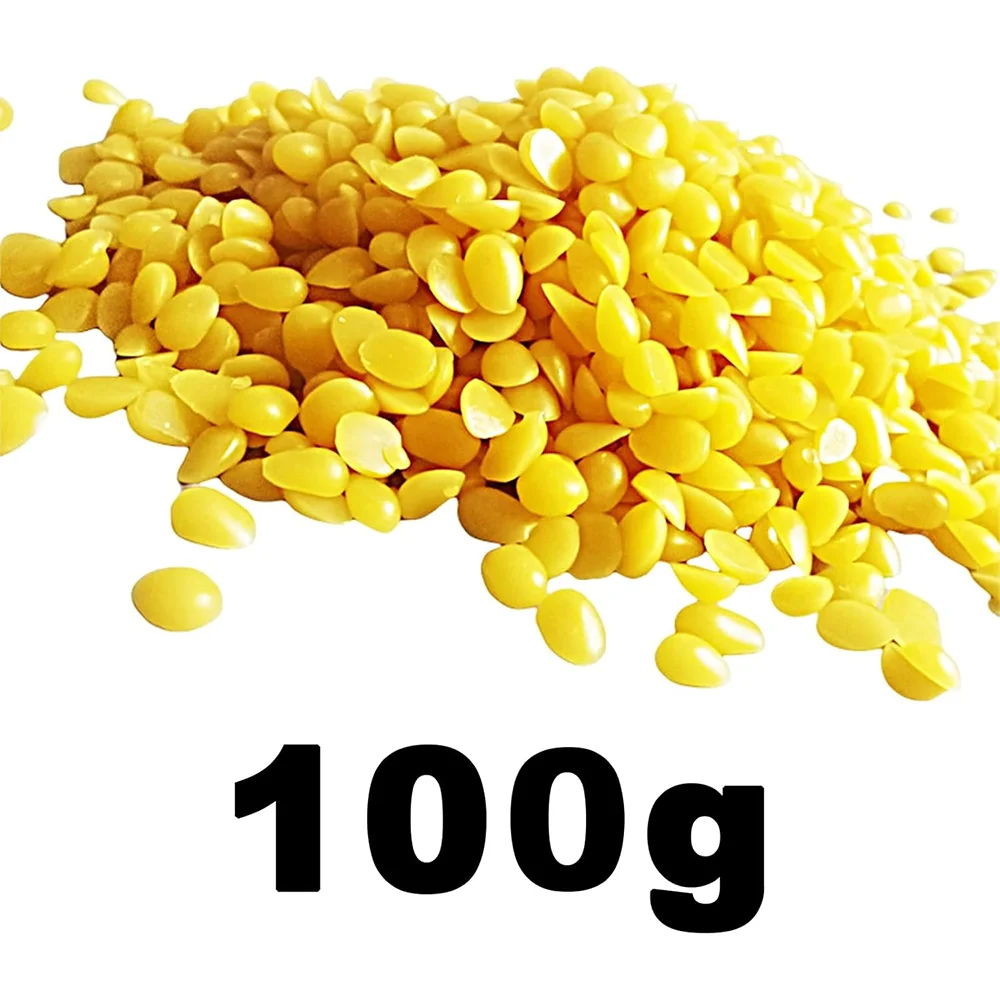 100g/300G Beeswax, Beeswax for Cosmetics, Beeswax Tablets Without Additives, for Cosmetics, DIY and Candle Making and Care