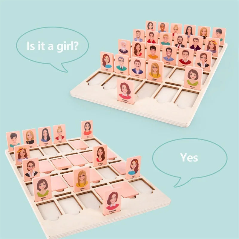 Family Guessing Games Guess Who Am I Classic Board Game Toys Memory Training Parent Child Leisure Time Party Indoor Games