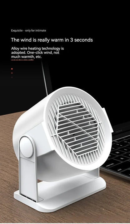 Home air heater Cold and warm heater Small electric heater for the home desktop office desktop portable heating fan