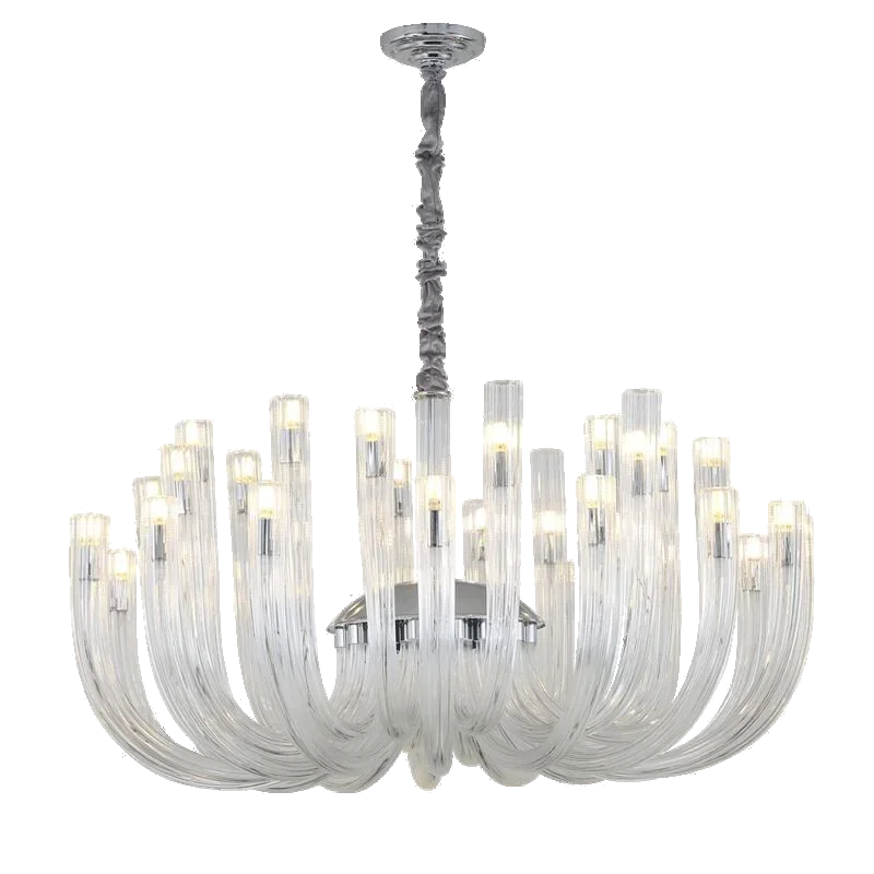 ART DECO Glass Chandelier for Living Room Bedroom Dining Room Designer Luxury LED Hanging Ligting 2024 NEW Lamp
