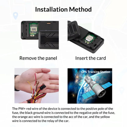 GPS Tracker Vehicle GPS Tracking Device for Car Motorcycle Mini GPS GSM ACC Alerts with Free Real Time Tracking APP with Relay