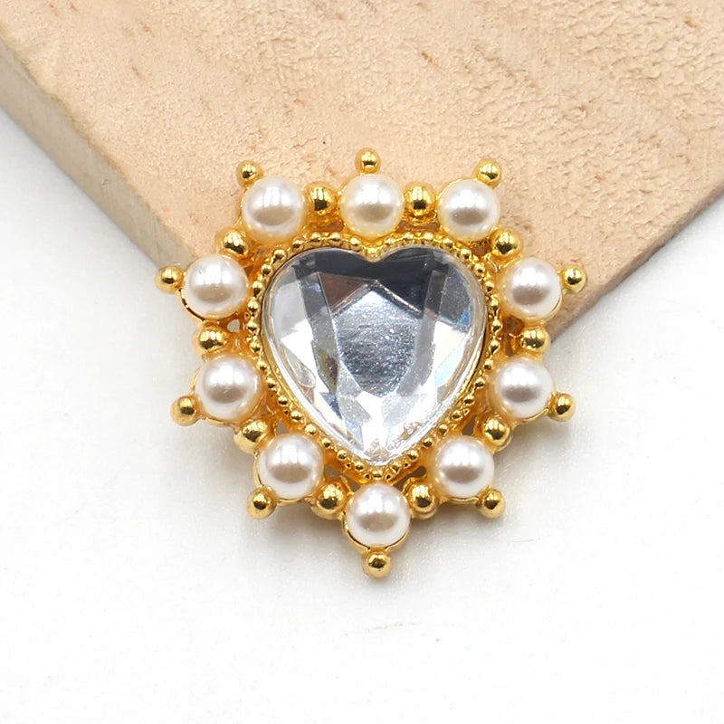 23MM fashion pearl and peach alloy accessories Diy wedding dress hair accessories invitation jewelry decorative accessories