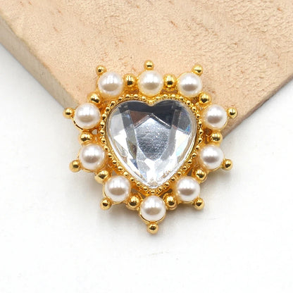 23MM fashion pearl and peach alloy accessories Diy wedding dress hair accessories invitation jewelry decorative accessories