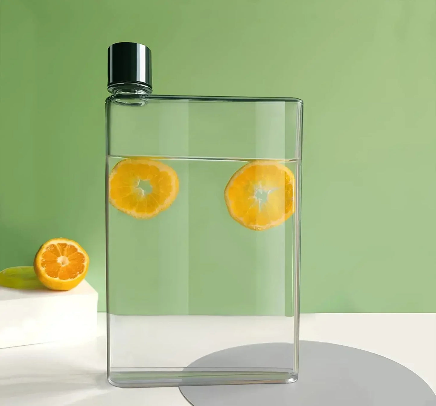 AS Bpa Free Flat Water Bottle A5 A6 Paper Cup Botlte Clear Book Portable Paper Pad Water Bottle Flat Drinks Kettle Paper Bottle