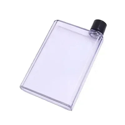 AS Bpa Free Flat Water Bottle A5 A6 Paper Cup Botlte Clear Book Portable Paper Pad Water Bottle Flat Drinks Kettle Paper Bottle