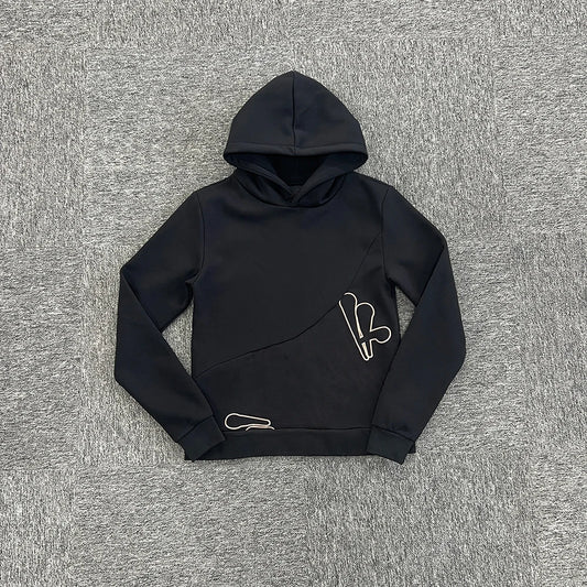 Jogging Streetwear Hoodies Trousers Set Centre Cee Tracksuit Men Clothing Y2k Cotton Sweatshirts Tops Pants Mens Clothes Black